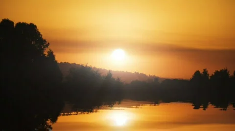 Landscape reflection 1-1 Stock Footage 451672