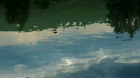 Landscape reflection Video stock 451687