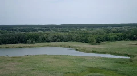 Landscape with river Stock Footage 11807132