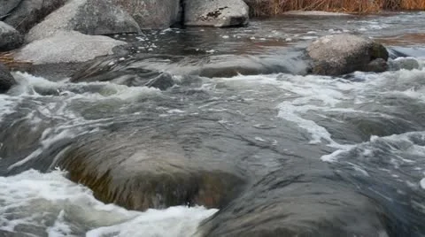 Landscape with river Video stock 21913779