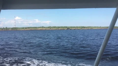 Landscape of the river Stock Footage 299743573