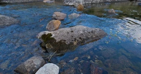 Landscape with river in the mountains Stock Footage 115950052