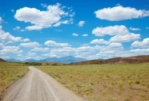 Landscape with road Stock Photos