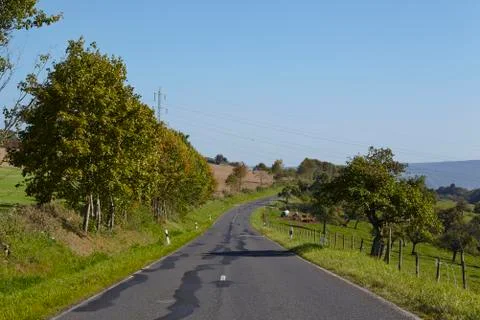 Landscape with road Stock Photos