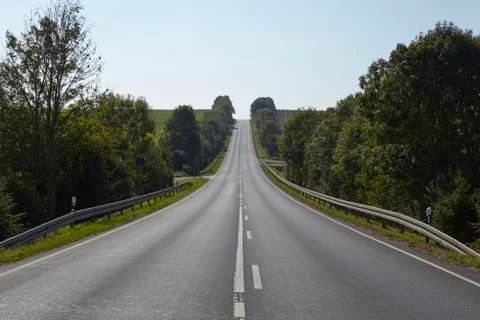 Landscape with road Stock Photos