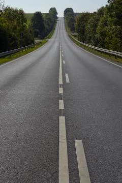 Landscape with road Stock Photos