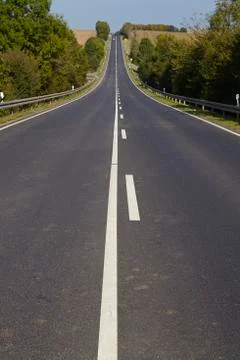 Landscape with road Stock Photos