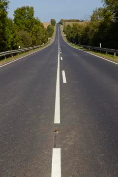 Landscape with road Stock Photos