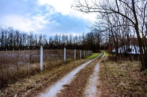 Landscape with road Stock Photos