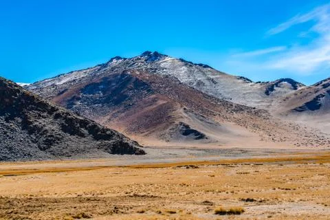 Landscape on the roadside Foto stock