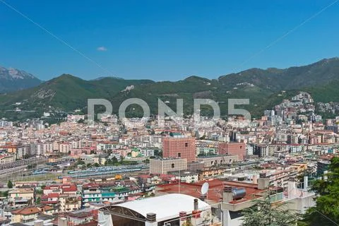 Landscape of salerno Stock Photos