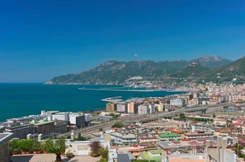 Landscape of salerno Stock Photos