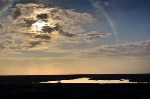 Landscape scenery view Stockfoto's