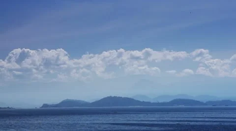 Landscape. Sea and sky. 库存影片 12363725