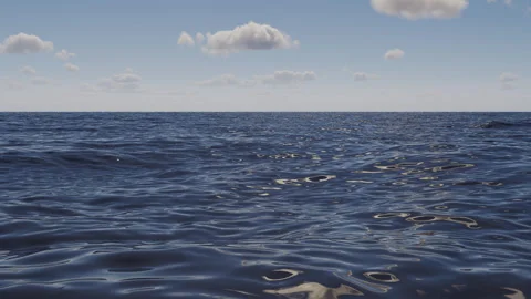 Landscape sea clouds summer day. Stock Footage 280494488