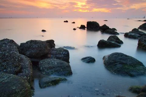 Landscape of sea Stock Photos