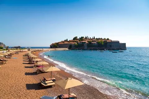 Landscape on the sea. Stock Photos