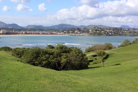 Landscape of seaside Stock Photos