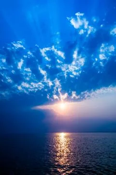 Landscape at the Seaside Stock Photos