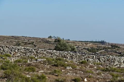 Landscape of Serra de Aire e Candeeiros Stock-Fotos