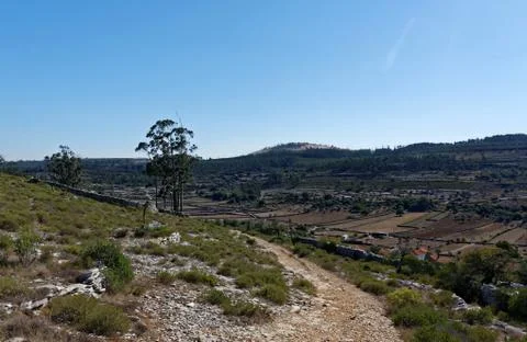Landscape of Serra de Aire e Candeeiros Stock Photos