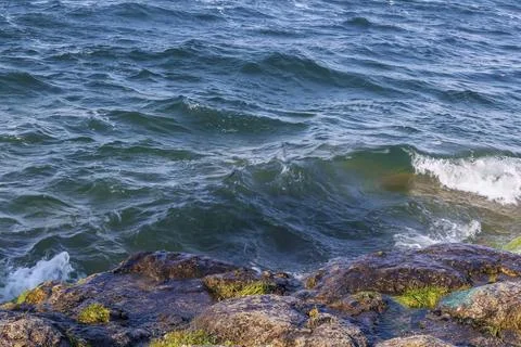 Landscape with Sevan lake, Armenia, Asia Stock Photos
