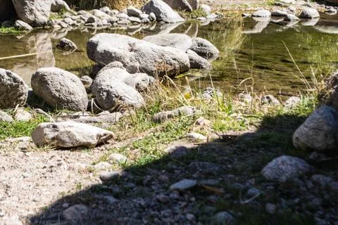Landscape with shadow Stock Photos