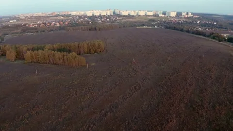 Landscape shooting with a quadrocopter Stock Footage 141617257