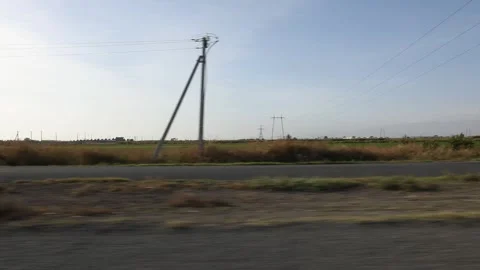 Landscape shot while driving 8 Stock-Footage 321198516