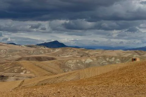 Landscape of Sicily fulfill Stock Photos