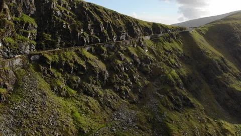 Landscape with sky and clouds mountain are in Ireland Stock-Footage 243625207