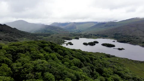 Landscape with sky and clouds mountain are in Ireland Stock-Footage 243625217