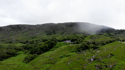 Landscape with sky and clouds mountain are in Ireland Stock-Footage 243625279
