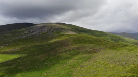 Landscape with sky and clouds mountain are in Ireland Stock-Footage 243625819