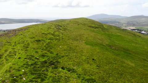 Landscape with sky and clouds mountain are in Ireland Video stock 243625838