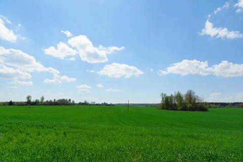 Landscape with sky Stock Photos
