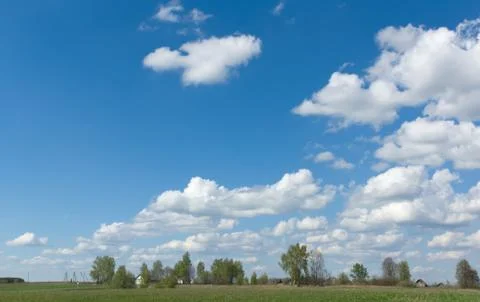 Landscape with sky Stock Photos