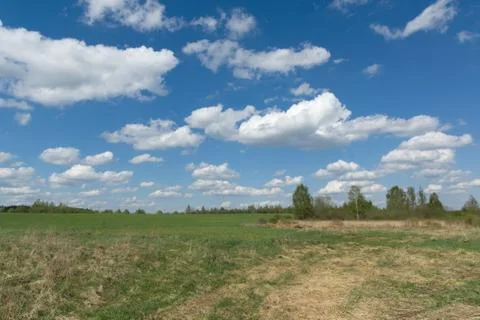 Landscape with sky Stock Photos