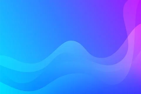 Landscape skyblue gradient fill vector abstract background minimalistic concept Stock Illustration