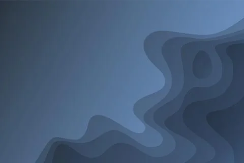 Landscape skyblue gradient fill vector abstract background minimalistic concept Illustrazione stock