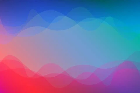 Landscape skyblue gradient fill vector abstract background minimalistic concept Stock Illustration