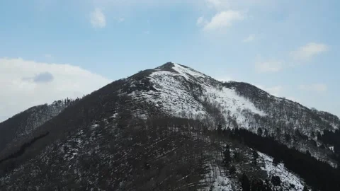 Landscape of snow mountain peak Stock Footage 265743463