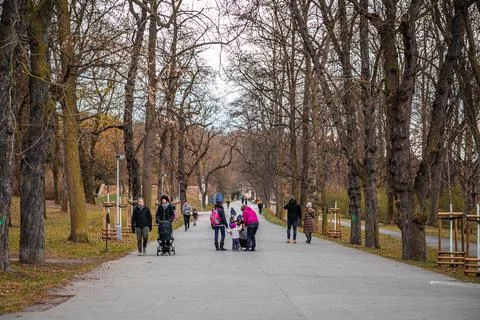 Landscape in the spring Foto stock