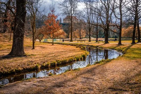 Landscape in the spring Foto stock