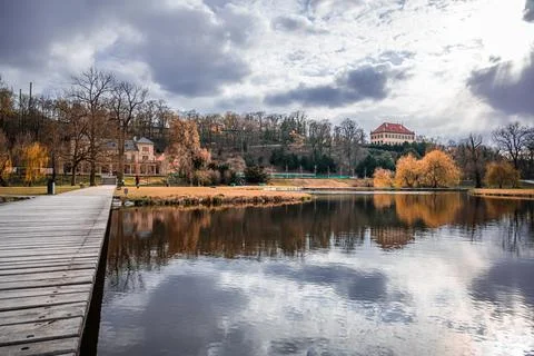 Landscape in the spring Stock Photos
