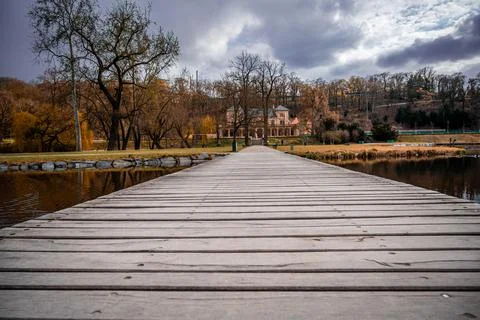 Landscape in the spring Foto stock