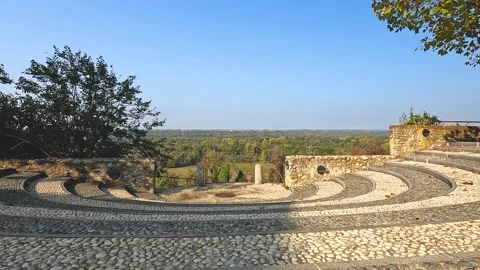 Landscape from the square of Tornavento Stock Footage 220679656