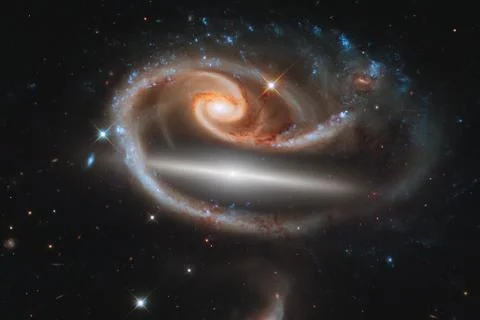 Landscape of star clusters. Beautiful image of space. Cosmos art. Foto stock