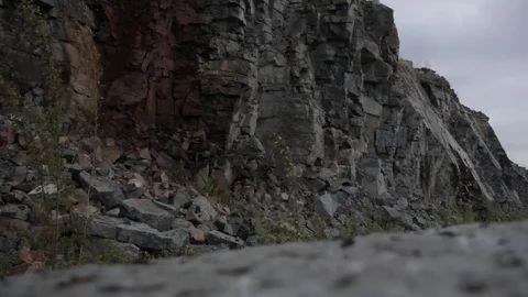 Landscape stone quarry. Stock Footage 75711853