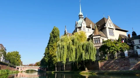 Landscape of Strasbourg. Stock Footage 96792752